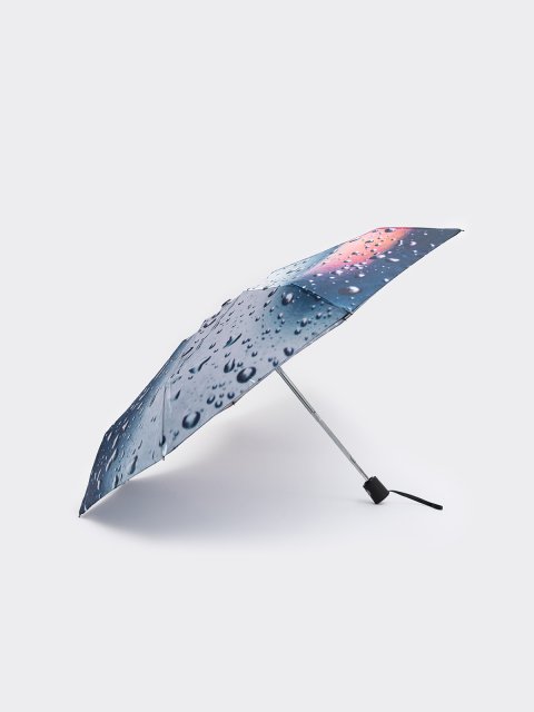 Темно-синий зонт автоматический Steki Ame (Steki Ame) - артикул: 0К-00073303 - ракурс 2