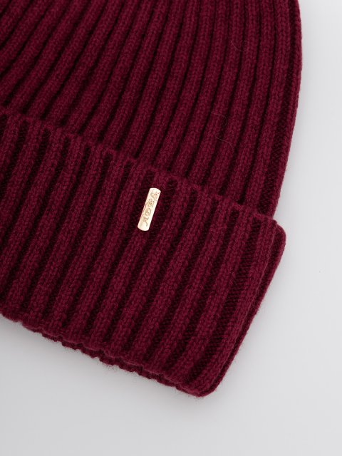 Бордовая шапка ADEL (ADEL) - артикул: 0К-00072842 - ракурс 3
