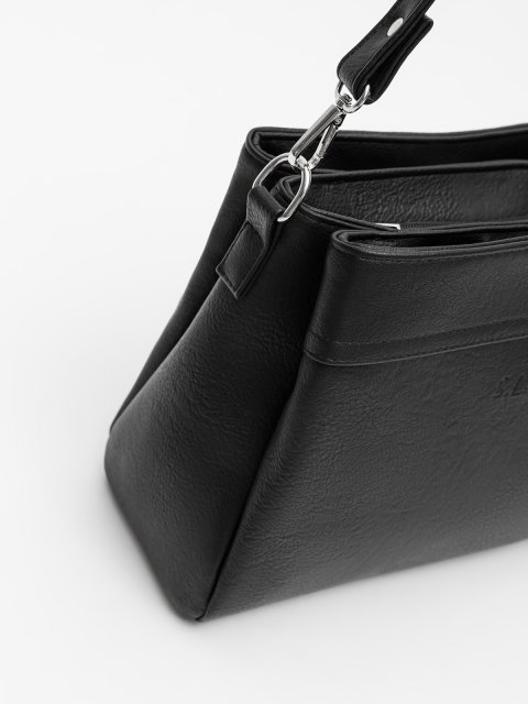 Чёрный кросс-боди S.Lavia (Славия) - артикул: 1585 86 01 - ракурс 4