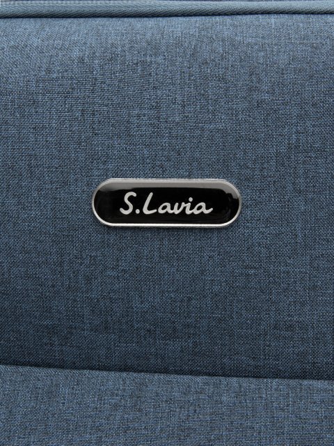 Темно-синий чемодан S.Lavia. Вид 6.