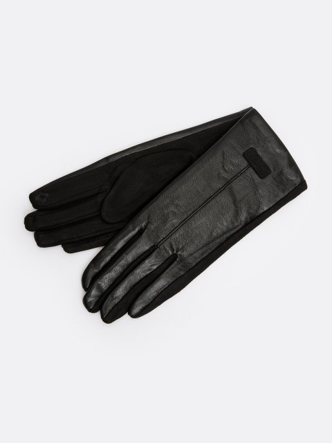 Чёрные перчатки Angelo Bianco - 1199.00 руб