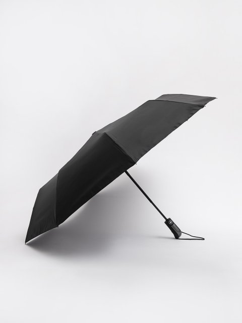 Чёрный зонт полуавтомат Angelo Bianco (Анджело Бьянко) - артикул: 0К-00072501 - ракурс 2