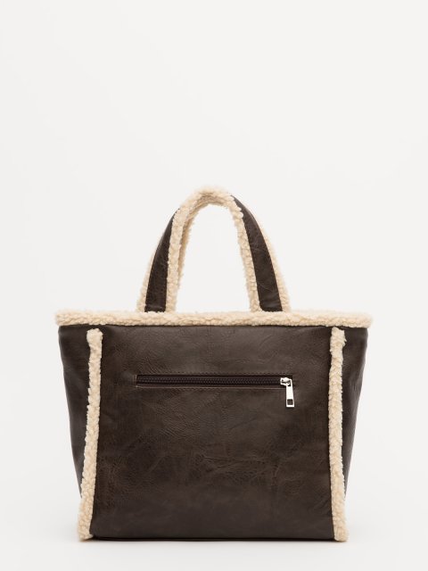 Темно-коричневый тоут NaVibe (NaVibe) - артикул: V104 512 12 - ракурс 3