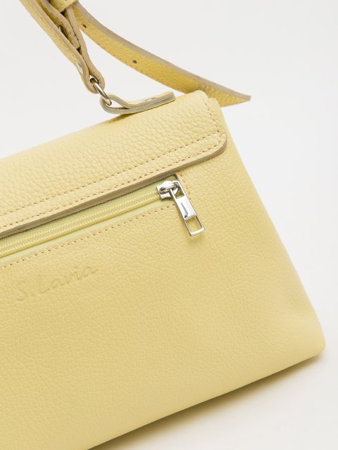 Светло-желтый сэтчел S.Lavia (Славия) - артикул: 00142 12 55 - ракурс 3