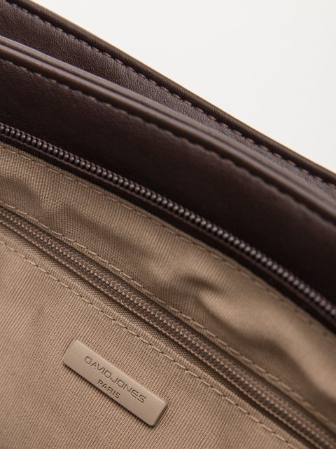 Бордовый сэтчел David Jones (Дэвид Джонс) - артикул: 0К-00079697 - ракурс 4