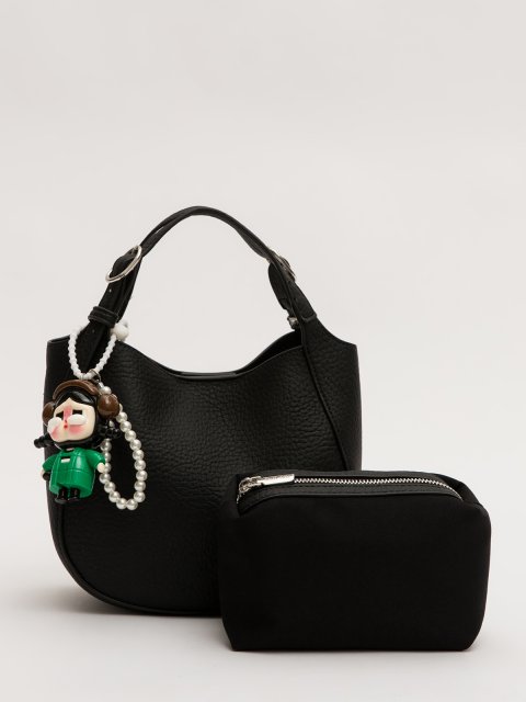 Чёрный хобо Royal cuir (Royal cuir) - артикул: 0К-00077343 - ракурс 1