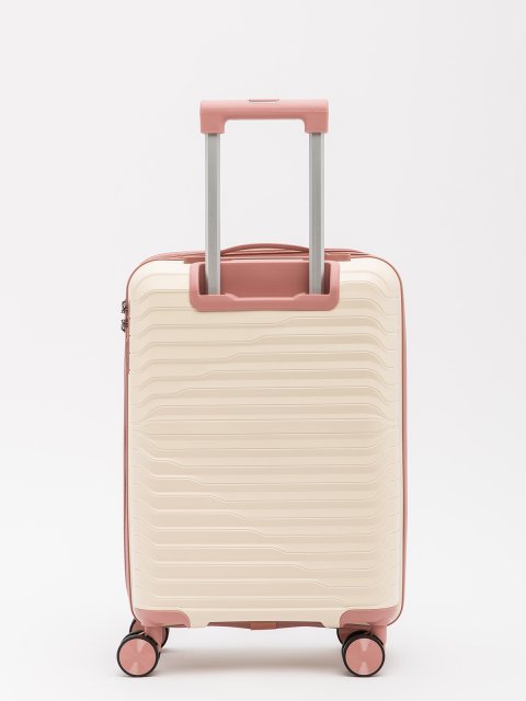 Бежево-розовый чемодан S.Lavia (Славия) - артикул: 0К-00067818 - ракурс 3
