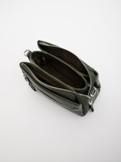 Зелёный кросс-боди Polina (Полина) - артикул: 0К-00073161 - ракурс 3