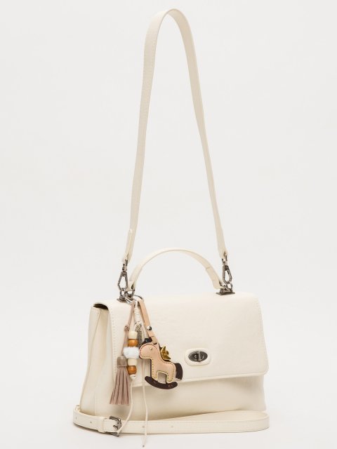 Белый сэтчел Royal cuir (Royal cuir) - артикул: 0К-00077991 - ракурс 3