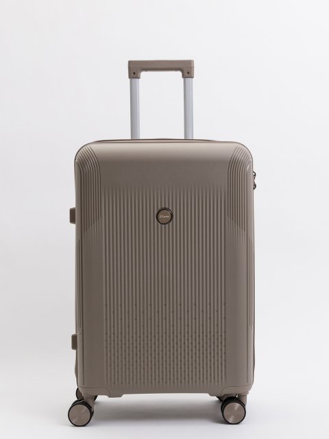 Темно-бежевый чемодан S.Lavia (Славия) - артикул: 0К-00075221 - ракурс 1