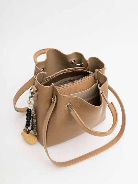 Темно-бежевый хобо Royal cuir (Royal cuir) - артикул: 0К-00077323 - ракурс 4