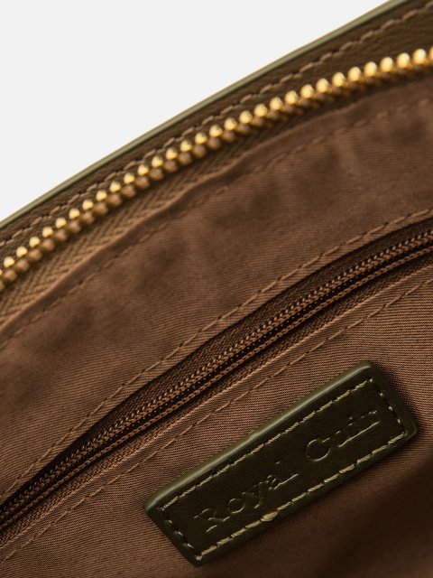 Оливковый сэтчел Royal cuir (Royal cuir) - артикул: 0К-00080293 - ракурс 4