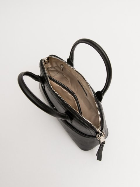 Чёрный саквояж Royal cuir (Royal cuir) - артикул: 0К-00077281 - ракурс 3