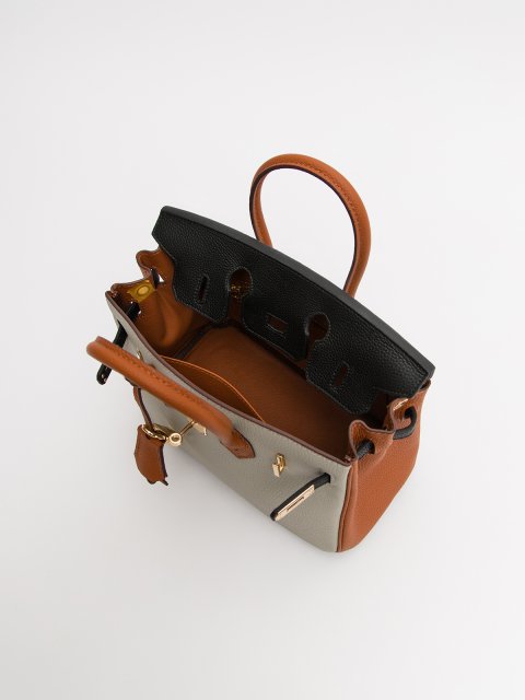 Светло-серый сэтчел AT YOU (AT YOU) - артикул: 0К-00077002 - ракурс 3