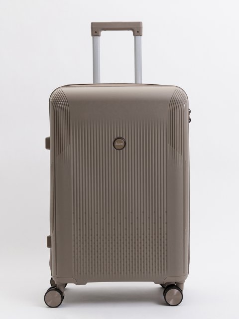 Темно-бежевый чемодан S.Lavia (Славия) - артикул: 0К-00075222 - ракурс 1