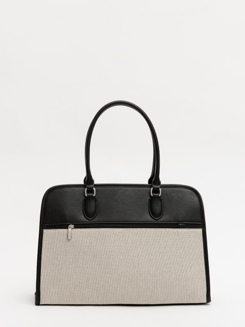 Чёрный саквояж David Jones (Дэвид Джонс) - артикул: 0К-00077176 - ракурс 2