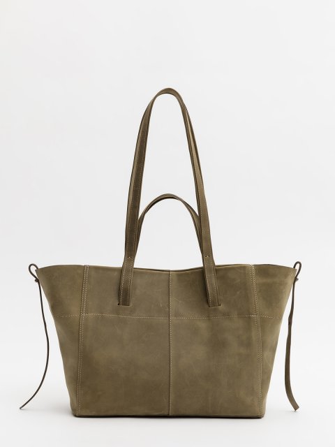 Светло-зеленый шоппер AT YOU (AT YOU) - артикул: AY006 19 77 - ракурс 3