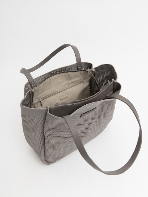 Серо-коричневый шоппер David Jones (Дэвид Джонс) - артикул: 0К-00077125 - ракурс 3