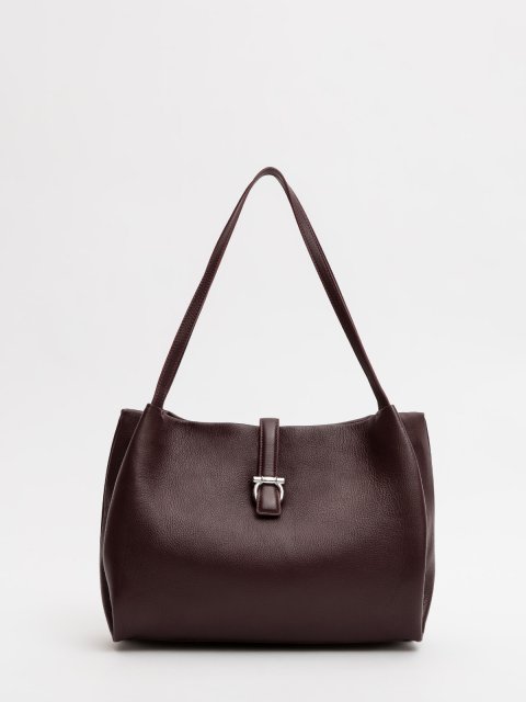 Бордовый шоппер Polina (Полина) - артикул: 0К-00073143 - ракурс 1