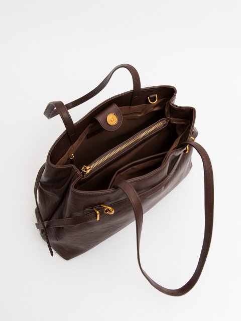 Темно-коричневый тоут At you (At you) - артикул: 0К-00075952 - ракурс 3