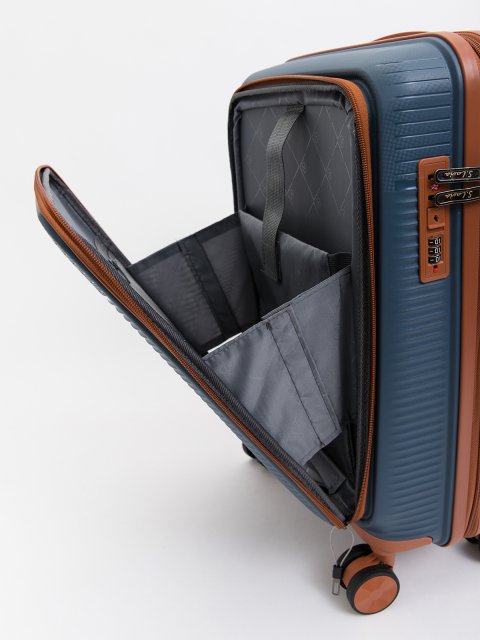 Темно-синий чемодан S.Lavia (Славия) - артикул: 0К-00075362 - ракурс 10