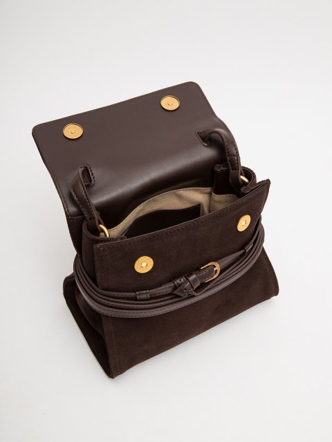 Темно-коричневый сэтчел AT YOU (AT YOU) - артикул: 0К-00076275 - ракурс 3