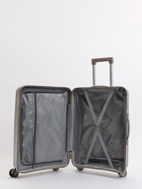 Темно-бежевый чемодан S.Lavia (Славия) - артикул: 0К-00075222 - ракурс 10