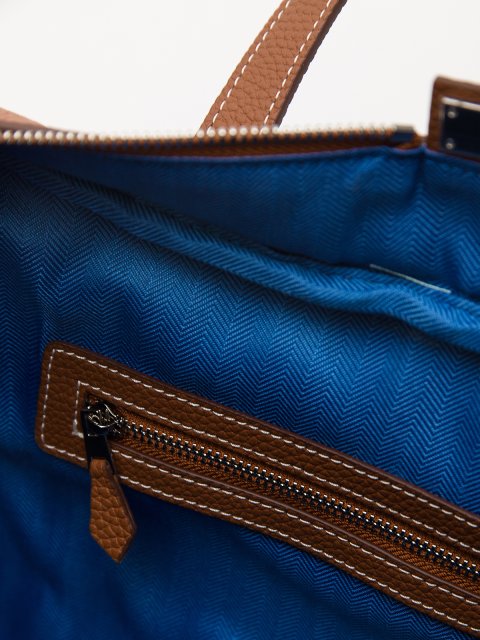 Молочный/рыжий саквояж AT YOU (AT YOU) - артикул: 0К-00076999 - ракурс 4