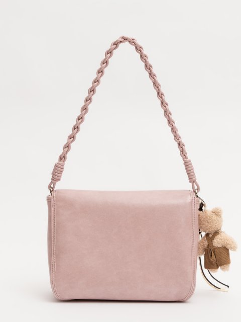 Розовый кросс-боди Royal cuir (Royal cuir) - артикул: 0К-00077349 - ракурс 2