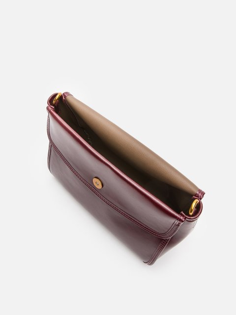 Бордовый кросс-боди Royal cuir (Royal cuir) - артикул: 0К-00080316 - ракурс 4