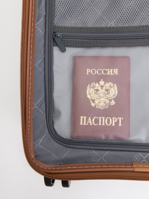 Темно-бежевый чемодан S.Lavia (Славия) - артикул: 0К-00075365 - ракурс 14