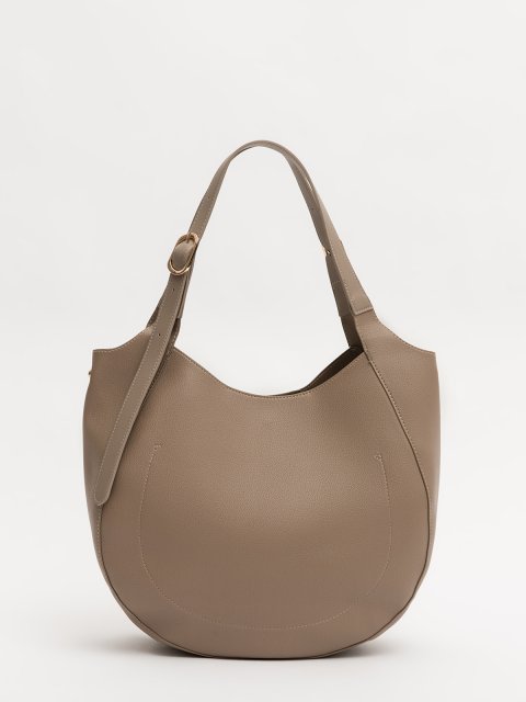 Темно-бежевый хобо David Jones (Дэвид Джонс) - артикул: 0К-00077180 - ракурс 2