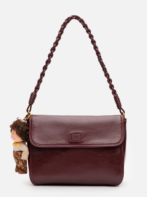Бордовый кросс-боди Royal cuir (Royal cuir) - артикул: 0К-00080316 - ракурс 2