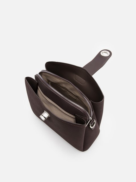 Бордовый кросс-боди David Jones (Дэвид Джонс) - артикул: 0К-00079379 - ракурс 3