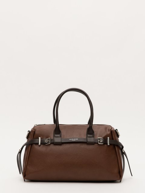 Коричневый саквояж David Jones (Дэвид Джонс) - артикул: 0К-00079061 - ракурс 1