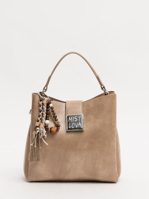 Темно-бежевый кросс-боди Royal cuir (Royal cuir) - артикул: 0К-00077348 - ракурс 1