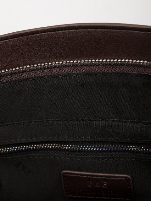 Темно-коричневый саквояж Polina (Полина) - артикул: 0К-00073164 - ракурс 4