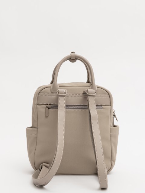 Темно-бежевый рюкзак David Jones (Дэвид Джонс) - артикул: 0К-00077174 - ракурс 2