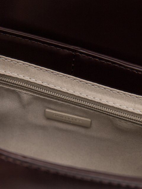 Бордовый кросс-боди David Jones (Дэвид Джонс) - артикул: 0К-00079053 - ракурс 4