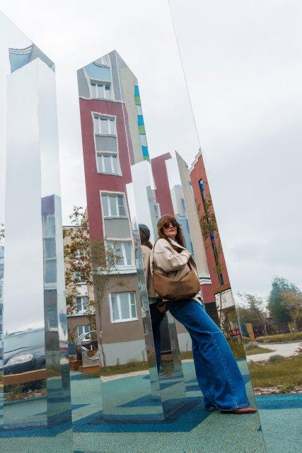 Темно-бежевый хобо S.Lavia (Славия) - артикул: 1564 500 26 - ракурс 1