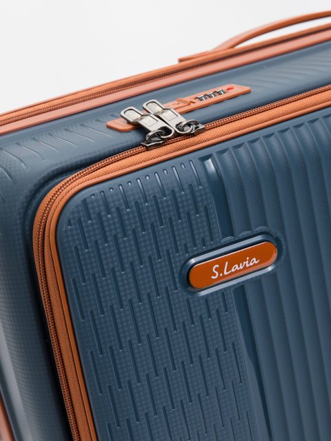 Темно-синий чемодан S.Lavia (Славия) - артикул: 0К-00075364 - ракурс 4