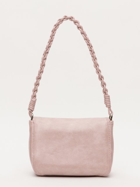 Розовый кросс-боди Royal cuir. Вид 3.