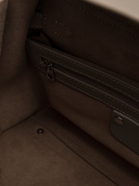 Серо-коричневый сэтчел AT YOU (AT YOU) - артикул: 0К-00077232 - ракурс 4