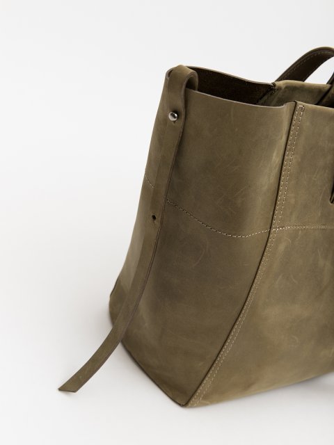 Светло-зеленый шоппер AT YOU (AT YOU) - артикул: AY006 19 77 - ракурс 8