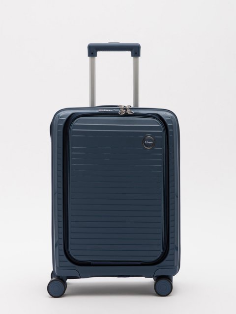Темно-синий чемодан S.Lavia (Славия) - артикул: 0К-00067839 - ракурс 2
