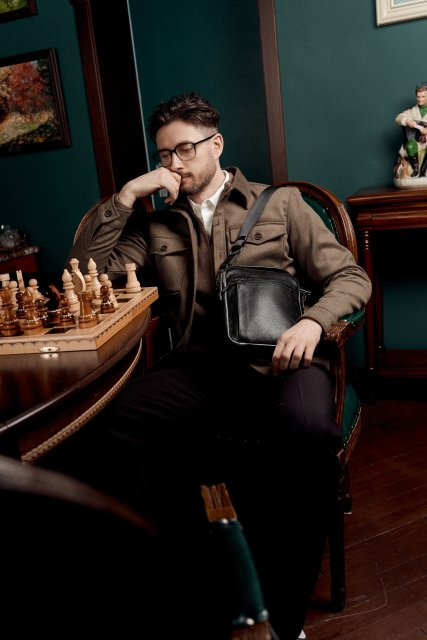 Темно-коричневая сумка планшет S.Lavia (Славия) - артикул: 00125 10 12 - ракурс 8