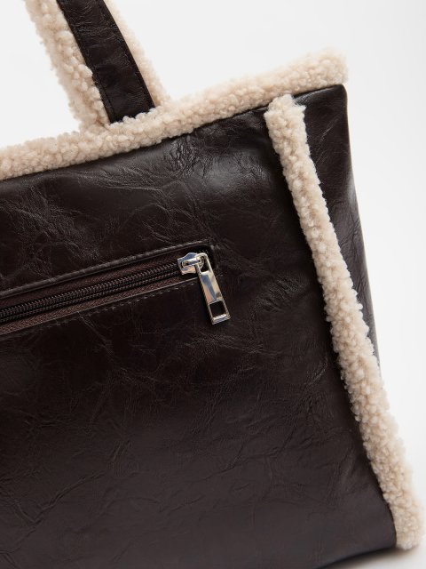 Темно-коричневый тоут NaVibe. Вид 4.