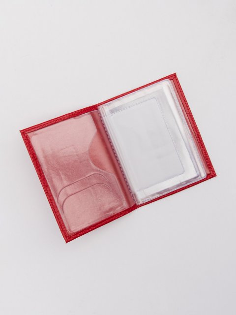 Красная обложка для документов Angelo Bianco (Анджело Бьянко) - артикул: 0К-00063965 - ракурс 2