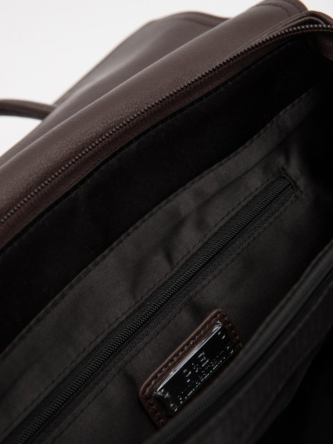 Темно-коричневый сэтчел Polina (Полина) - артикул: 0К-00073132 - ракурс 4