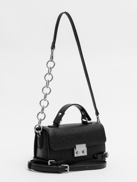 Чёрный сэтчел Royal cuir (Royal cuir) - артикул: 0К-00077311 - ракурс 3